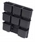 Набор лотков + крепежный щит на стену QBRICK SYSTEM SET FX QS 9 elements 345х385х95мм (для QS ONE 200) 10501258 - фото 380457