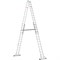 Двухсекционная телескопическая лестница-стремянка CAGSAN TA004 2x14 - фото 381113