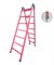 Лестница стеклопластиковая приставная, трансформируемая в стремянку Оникс ЛСПТС-2х1,5М металлические оконцеватели - фото 419818