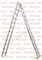 Двухсекционная лестница Эйфель Классик 2х12
