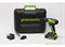 Дрель-шуруповерт аккумуляторная GREENWORKS GD24DD35K2, 24V, c 1хАКБ 2 А.ч и ЗУ в кейсе Greenworks 3704007UA - фото 688358