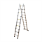 Двухсторонняя телескопическая лестница с шарниром Алюмет 10+10 ступеней DTLH 3.1 - фото 689498